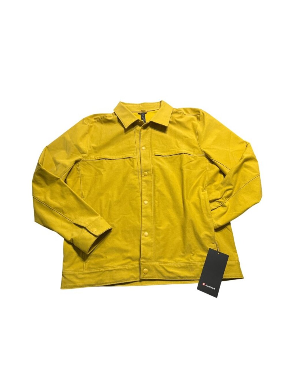 Lululemon City Excursion Jacket XL Parachute Yellow Lightweight Stretchy